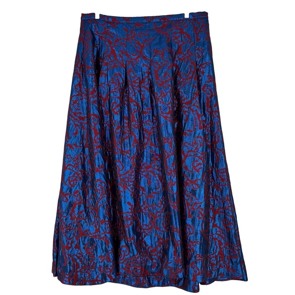 Anthropologie Maeve Pleated Shimmer Maxi Skirt size 18W Plus NWT MSRP $160